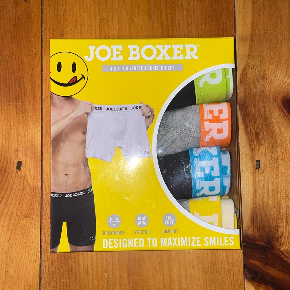 Joe Boxer cotton stretch briefs 4 cotton stretch briefs small 28 to 30” waist